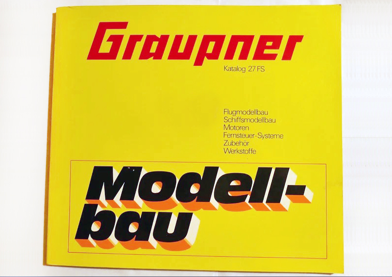 Graupner Katalog in den Siebzigerjahren